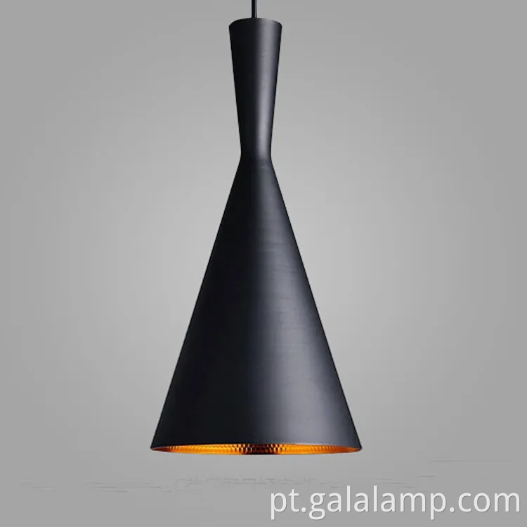Lustre pendente de estilo industrial para espaços de jantar